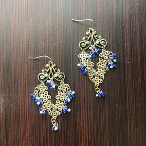 Gold Filigree Earrings